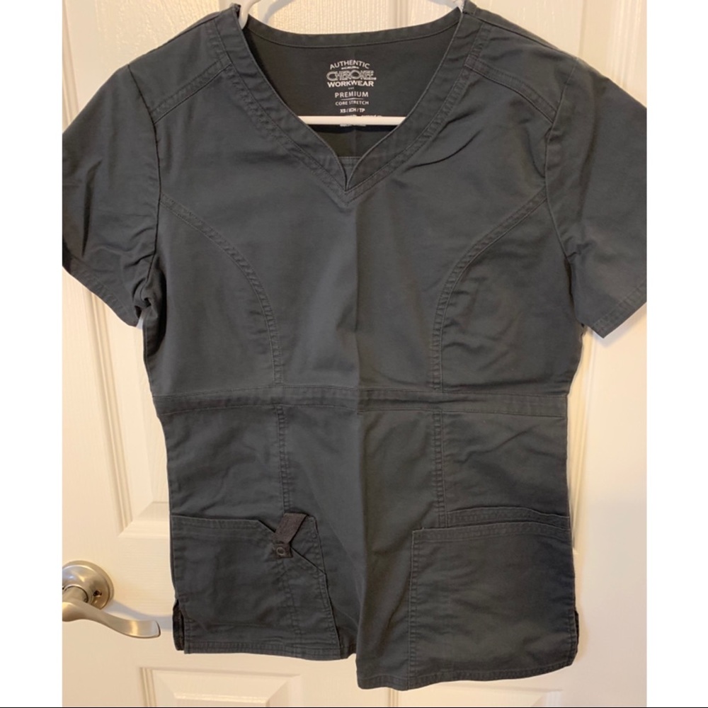 Cherokee Grey Scrub Top